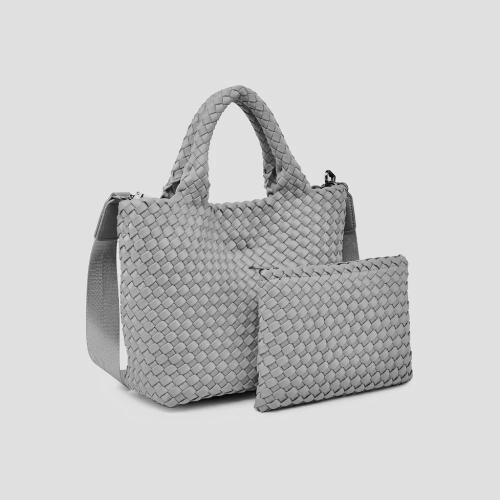 Last 1! NWT Sky's The Limit - Woven Neoprene Small Crossbody in Fog - Picture 3 of 8